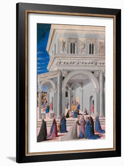 The Birth of the Virgin, 1467-Fra Carnevale-Framed Giclee Print