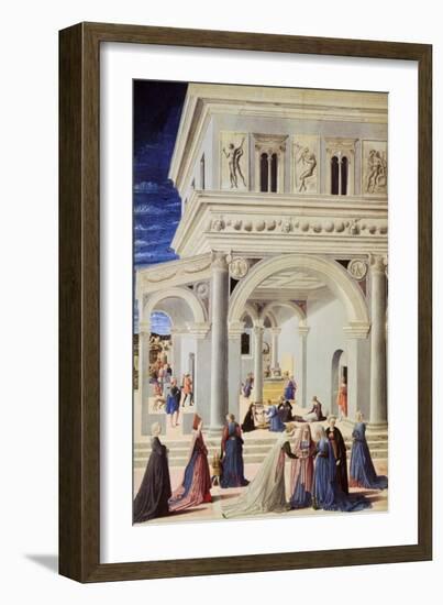 The Birth of the Virgin, 1467-Fra Carnevale-Framed Giclee Print