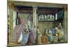 The Birth of the Virgin, 1486-90-Domenico Ghirlandaio-Mounted Giclee Print