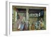 The Birth of the Virgin, 1486-90-Domenico Ghirlandaio-Framed Giclee Print