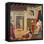 The Birth of the Virgin, 1504-08-Vittore Carpaccio-Framed Stretched Canvas