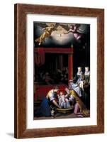 The Birth of the Virgin, 1603-Juan Pantoja De La Cruz-Framed Giclee Print