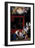 The Birth of the Virgin, 1603-Juan Pantoja De La Cruz-Framed Giclee Print