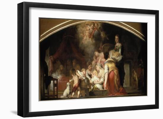 The Birth of the Virgin, 1661-Bartolomé Estéban Murillo-Framed Giclee Print