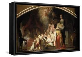 The Birth of the Virgin, 1661-Bartolomé Estéban Murillo-Framed Stretched Canvas
