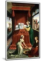 The Birth of the Virgin, C1520-null-Mounted Giclee Print