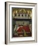 The Birth of the Virgin, Detail from the Predella of the Polyptych of San Pancrazio-Bernardo Daddi-Framed Giclee Print