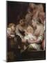 The Birth of the Virgin, Painted for the Chapel of Saint Paul at Seville Cathedral, 1661, Detail-Bartolome Esteban Murillo-Mounted Giclee Print