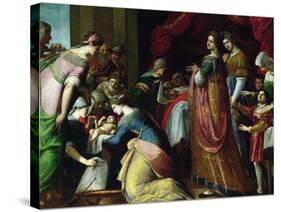 The Birth of the Virgin-Jacopo Ligozzi-Stretched Canvas