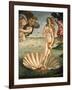 The Birth of Venus, 1478. Detail of the Birth of Venus in scallop shell.-Sandro Botticelli-Framed Giclee Print