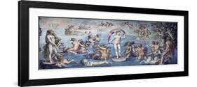 The Birth of Venus, 1556-1557-Giorgio Vasari-Framed Premium Giclee Print