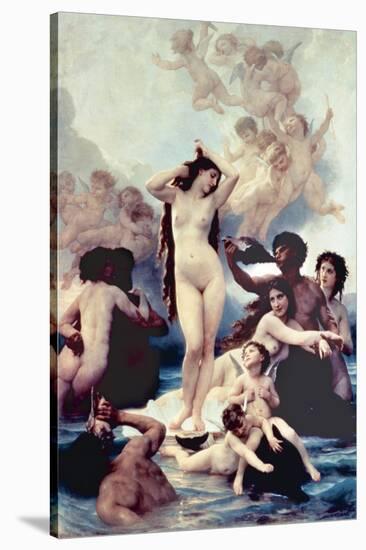 The Birth of Venus, 1879-William Adolphe Bouguereau-Stretched Canvas