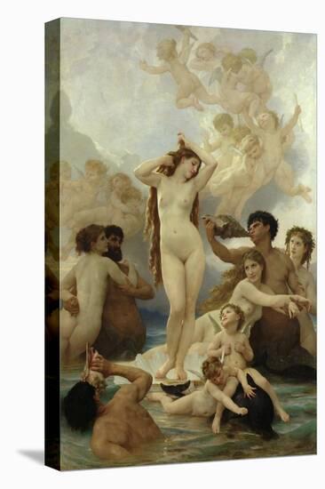 The Birth of Venus, 1879-William Adolphe Bouguereau-Stretched Canvas