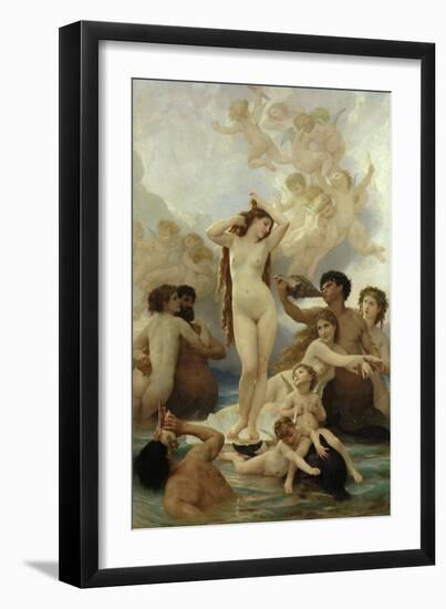 The Birth of Venus, 1879-William Adolphe Bouguereau-Framed Premium Giclee Print