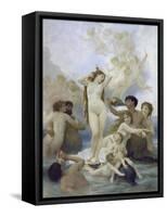 The Birth of Venus, 1879-William Adolphe Bouguereau-Framed Stretched Canvas