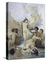 The Birth of Venus, 1879-William Adolphe Bouguereau-Stretched Canvas