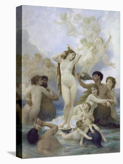 The Birth of Venus, 1879-William Adolphe Bouguereau-Stretched Canvas