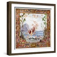 The Birth of Venus, 1900-Arthur John Black-Framed Giclee Print