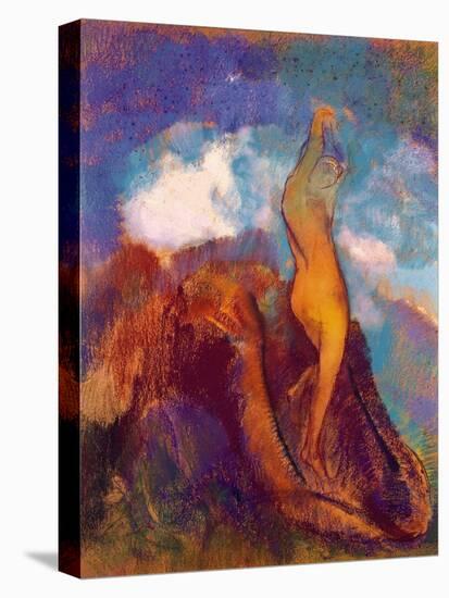 The Birth of Venus, 1912 (Pastel on Paper)-Odilon Redon-Stretched Canvas