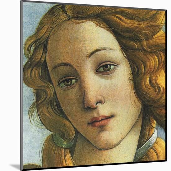 The Birth of Venus, c.1485 (detail)-Sandro Botticelli-Mounted Art Print