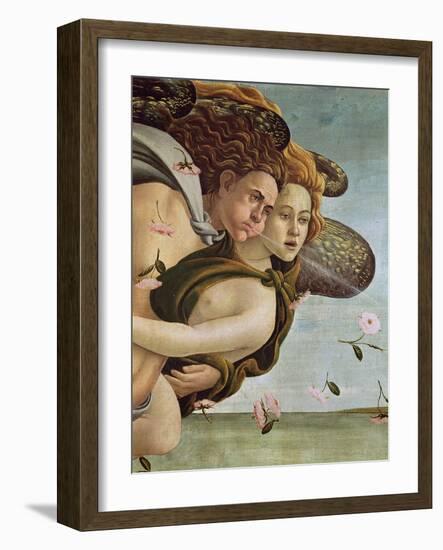 The Birth of Venus, c.1485 (detail)-Sandro Botticelli-Framed Giclee Print