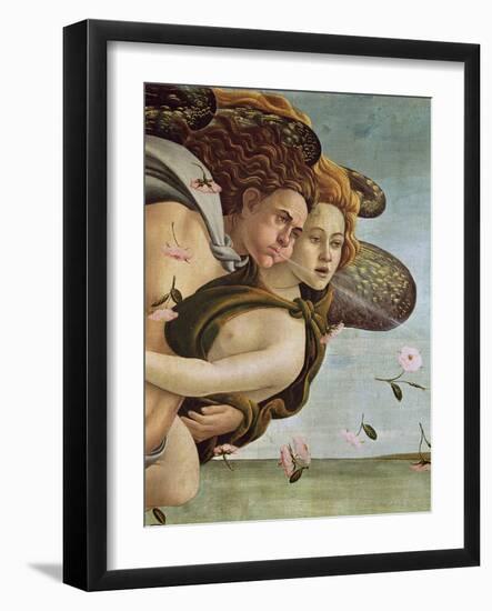 The Birth of Venus, c.1485 (detail)-Sandro Botticelli-Framed Giclee Print