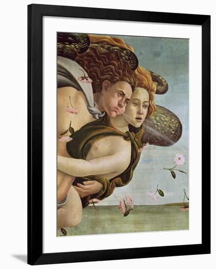 The Birth of Venus, c.1485 (detail)-Sandro Botticelli-Framed Giclee Print