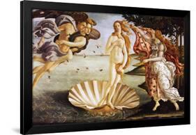 The Birth of Venus, c.1485-Sandro Botticelli-Framed Art Print