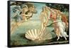 The Birth of Venus, c.1485-Sandro Botticelli-Framed Stretched Canvas