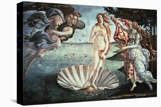 The Birth of Venus, C1482-Sandro Botticelli-Stretched Canvas