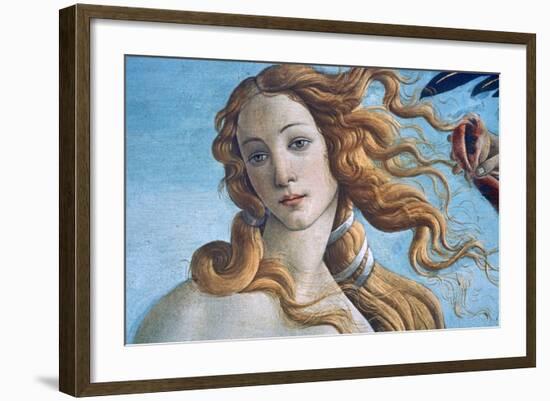 The Birth of Venus (Detail), C1485-Sandro Botticelli-Framed Giclee Print