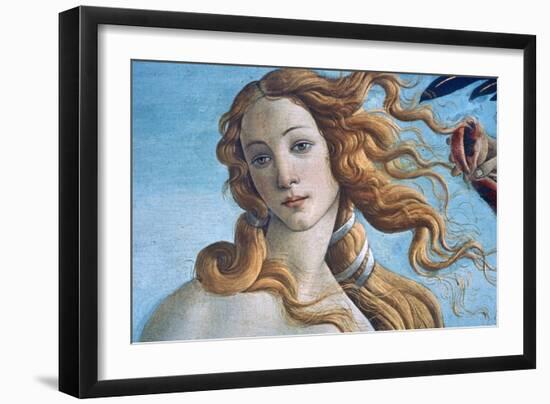 The Birth of Venus (Detail), C1485-Sandro Botticelli-Framed Giclee Print