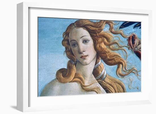 The Birth of Venus (Detail), C1485-Sandro Botticelli-Framed Giclee Print