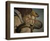 The Birth of Venus detail of the two breezes, 1478.-Sandro Botticelli-Framed Giclee Print