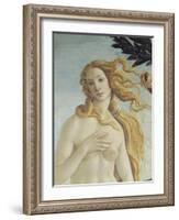 The Birth of Venus (Detail)-Sandro Botticelli-Framed Giclee Print