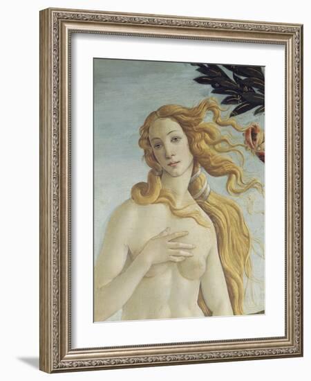 The Birth of Venus (Detail)-Sandro Botticelli-Framed Giclee Print