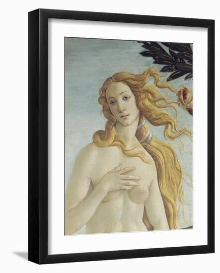 The Birth of Venus (Detail)-Sandro Botticelli-Framed Giclee Print