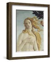 The Birth of Venus (Detail)-Sandro Botticelli-Framed Giclee Print