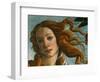 The Birth of Venus (Head of Venus), 1486-Sandro Botticelli-Framed Premium Giclee Print