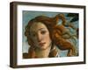 The Birth of Venus (Head of Venus), 1486-Sandro Botticelli-Framed Premium Giclee Print