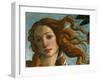 The Birth of Venus (Head of Venus), 1486-Sandro Botticelli-Framed Premium Giclee Print