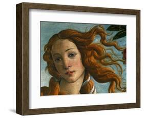 The Birth of Venus (Head of Venus), 1486-Sandro Botticelli-Framed Giclee Print