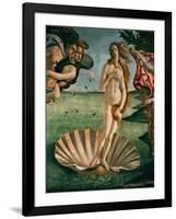 The Birth of Venus (Venus Anadyomene), Detail-Sandro Botticelli-Framed Giclee Print