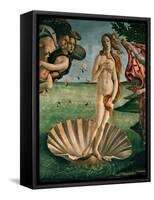 The Birth of Venus (Venus Anadyomene), Detail-Sandro Botticelli-Framed Stretched Canvas