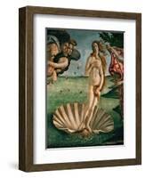 The Birth of Venus (Venus Anadyomene), Detail-Sandro Botticelli-Framed Giclee Print