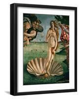 The Birth of Venus (Venus Anadyomene), Detail-Sandro Botticelli-Framed Giclee Print