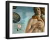 The Birth of Venus (Venus Anadyomene), Detail-Sandro Botticelli-Framed Giclee Print