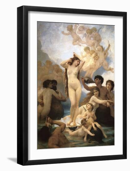 The Birth of Venus-William Adolphe Bouguereau-Framed Giclee Print