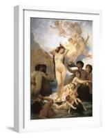 The Birth of Venus-William Adolphe Bouguereau-Framed Giclee Print