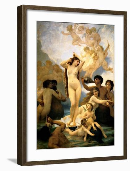 The Birth of Venus-William Adolphe Bouguereau-Framed Giclee Print